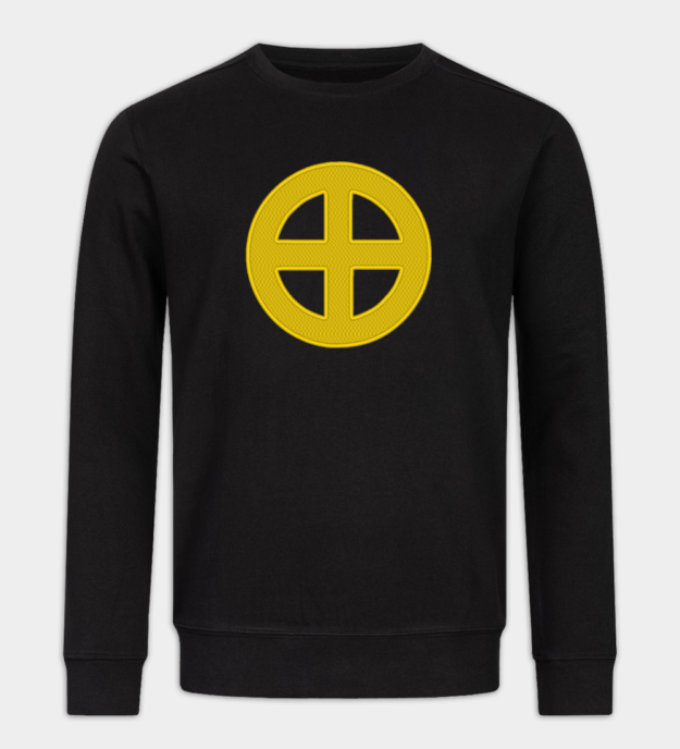 Vyšívaná mikina Sluneční kříž