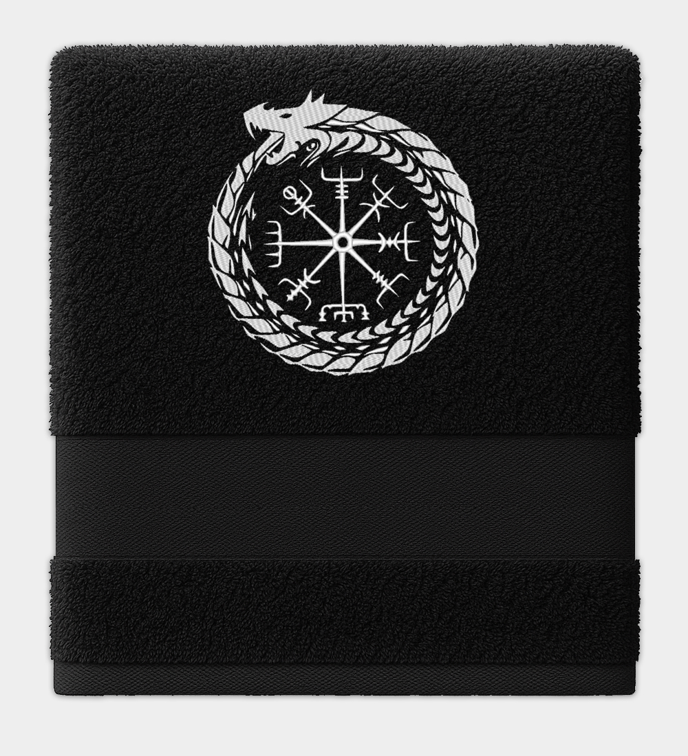 Vyšívaný ručník Midgardský had Vyšívaný ručník Midgardský had