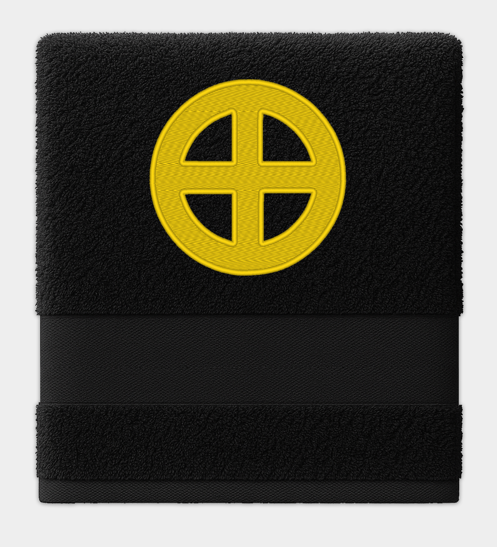 Vyšívaný ručník Sluneční kříž Vyšívaný ručník Sluneční kříž