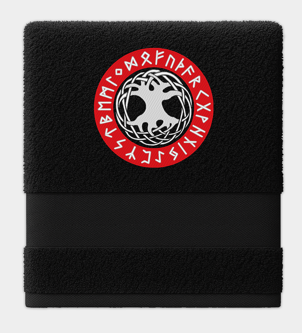 Vyšívaný ručník Yggdrasil Vyšívaný ručník Yggdrasil